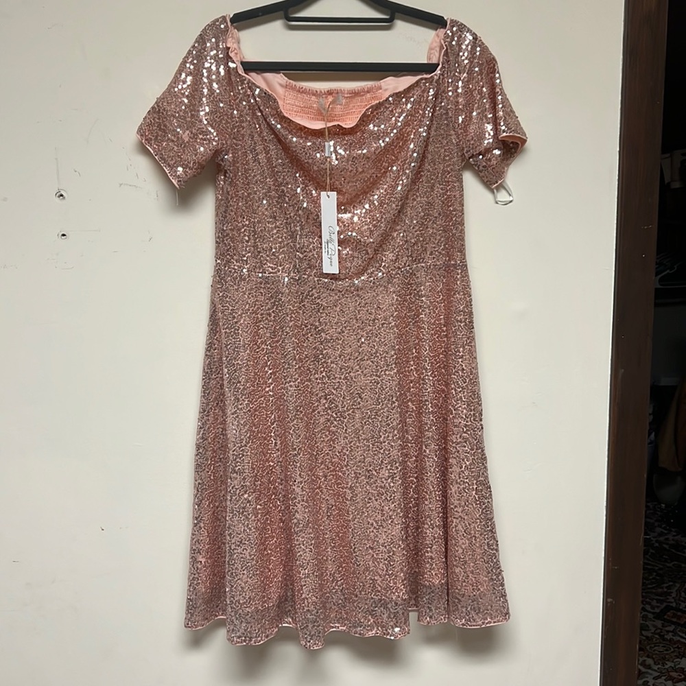 Off-Shoulder Swing Dress